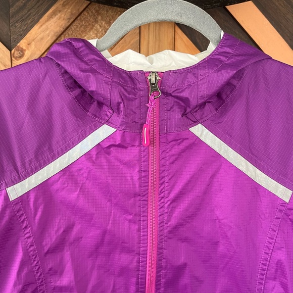 L.L. Bean Girls Large 14-16 Purple Rain Jacket - Picture 2 of 11